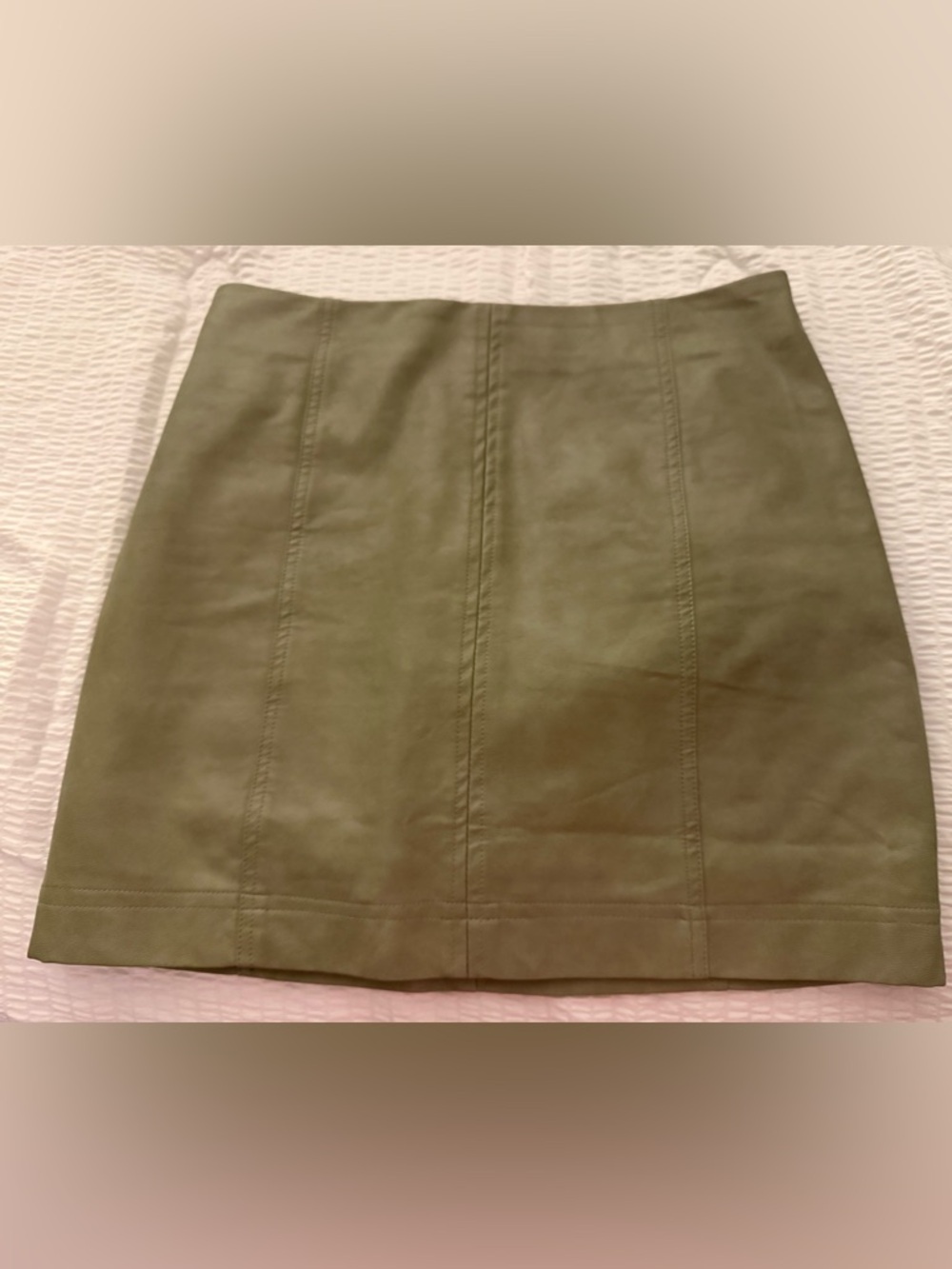 Leather skirt